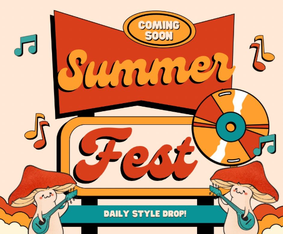 SUMMER FESTIVAL DAILY STYLE DROP!